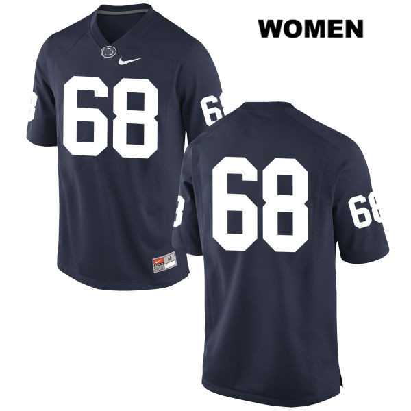 NCAA Nike Women's Penn State Nittany Lions Hunter Kelly #68 College Football Authentic No Name Navy Stitched Jersey ERL5598YN